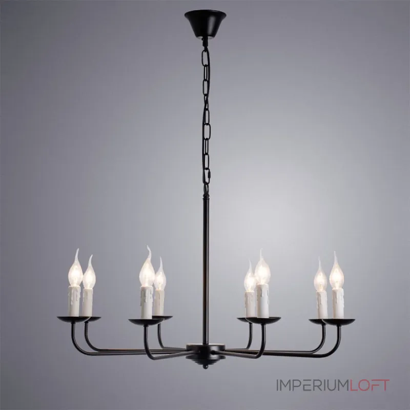 Подвесная люстра Arte Lamp Graff A1857LM-8BK 