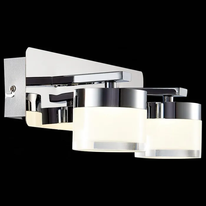 Светильник на штанге ST-Luce Saltaggio SL1600.101.02 Цвет плафонов белый Цвет арматуры хром от ImperiumLoft