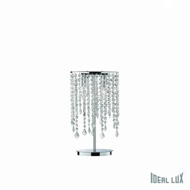 Настольная лампа декоративная Ideal Lux Rain RAIN CLEAR TL2 Цвет арматуры хром Цвет плафонов прозрачный