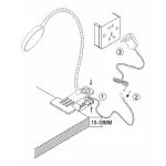 Настольная лампа офисная Globo Pegasi 24103K Цвет арматуры хром Цвет плафонов белый от ImperiumLoft Настольная лампа офисная Globo Pegasi 24103K Цвет арматуры хром Цвет плафонов белый от ImperiumLoft