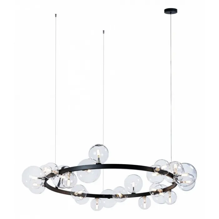 Подвесной светильник Loft it Molecule 10023/1200 Цвет арматуры черный Цвет плафонов прозрачный от ImperiumLoft