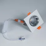 Встраиваемый светильник Citilux Альфа CLD001KNW1 Цвет плафонов хром Цвет арматуры белый