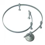 Трек гибкий  Arte Lamp Track Accessorise A520027 Цвет арматуры серебро Цвет плафонов прозрачный