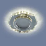 Встраиваемый светильник Elektrostandard 2226 a044293 Цвет арматуры серебро Цвет плафонов прозрачный от ImperiumLoft