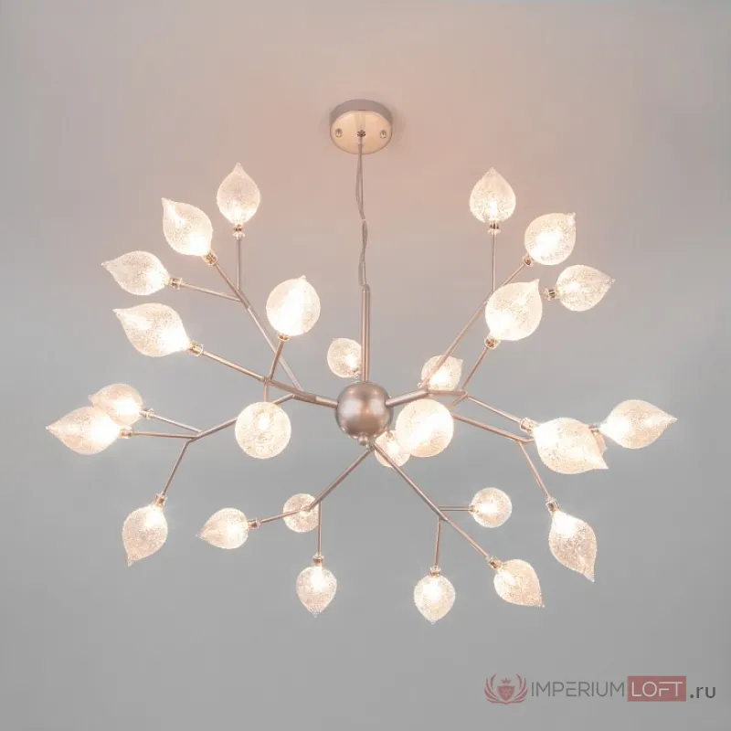 Подвесная люстра Bogate's Boccio 546 Цвет арматуры серебро Цвет плафонов прозрачный от ImperiumLoft