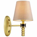 Бра Lumion Montana 4429/1W Цвет арматуры латунь Цвет плафонов коричневый от ImperiumLoft