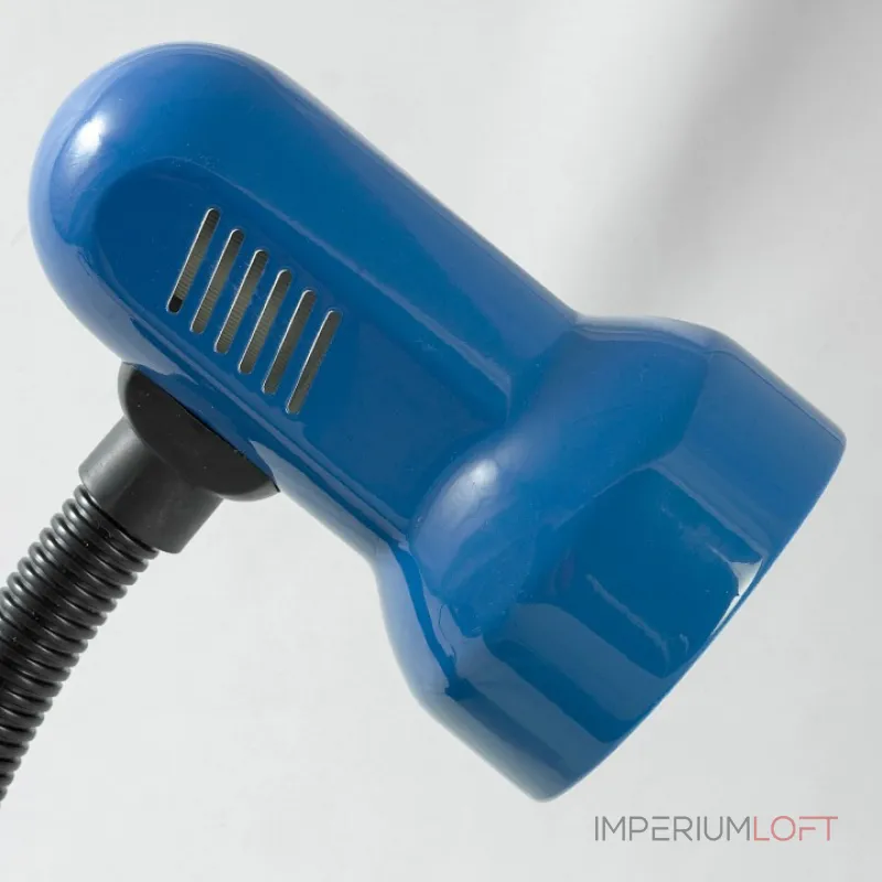 Настольная лампа офисная Lussole Sofia LST-4924-01 Цвет арматуры черный Цвет плафонов синий от ImperiumLoft