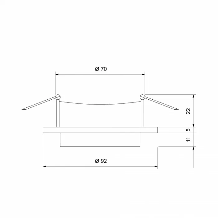 Встраиваемый светильник Elektrostandard 113 MR16 a053342 от ImperiumLoft