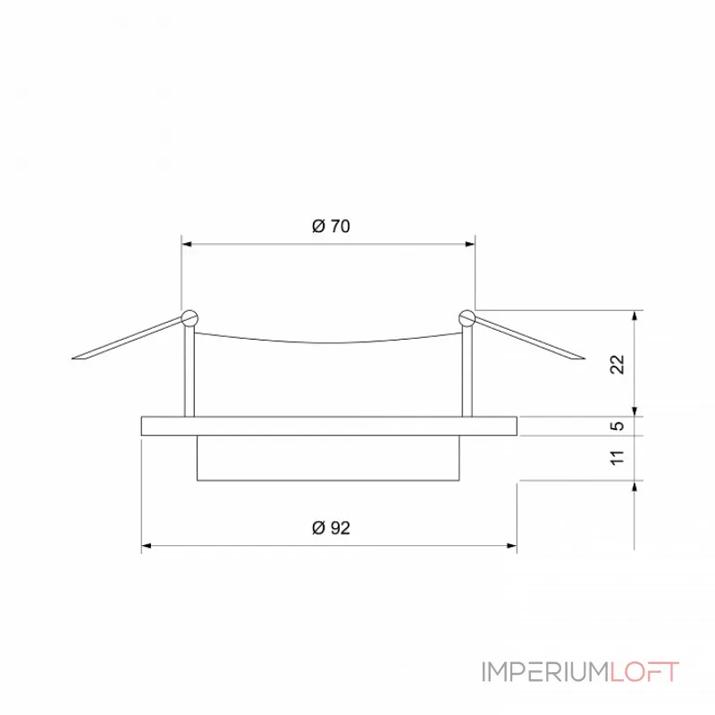 Встраиваемый светильник Elektrostandard 113 MR16 a053342 от ImperiumLoft Встраиваемый светильник Elektrostandard 113 MR16 a053342 от ImperiumLoft