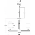Подвесная люстра Moderli Katar V2622-5P от ImperiumLoft