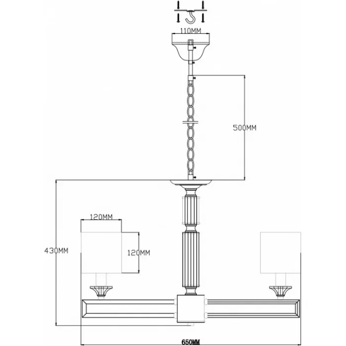 Подвесная люстра Moderli Katar V2622-5P от ImperiumLoft