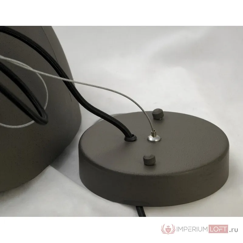 Подвесной светильник Lussole Lockport LSP-9625 Цвет арматуры черный Цвет плафонов черный от ImperiumLoft
