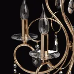 Подвесная люстра MW-Light Адель 6 373012705 Цвет арматуры золото Цвет плафонов прозрачный от ImperiumLoft