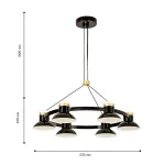Подвесная люстра Favourite Tatti 4516-6P от ImperiumLoft