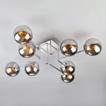 Потолочная люстра Eurosvet Evita 30140/8 хром Цвет арматуры хром Цвет плафонов хром от ImperiumLoft