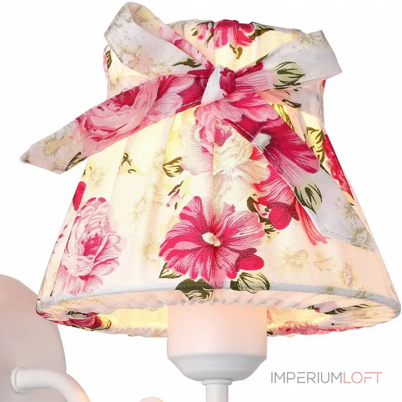 Бра Arte Lamp 7021 A7021AP-1WH Цвет арматуры белый Цвет плафонов розовый Бра Arte Lamp 7021 A7021AP-1WH Цвет арматуры белый Цвет плафонов розовый