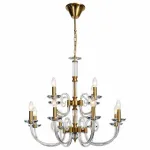 Подвесная люстра Stilfort Glass 1050/03/12P Цвет арматуры золото