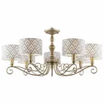 Подвесная люстра Lamp4You Modern 9 E4-07-H-LMP-Y-16 Цвет арматуры золото Цвет плафонов черно-белый от ImperiumLoft
