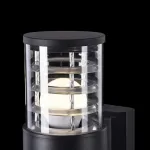 Светильник на штанге Maytoni Bronx O576WL-01B Цвет арматуры черный Цвет плафонов прозрачный от ImperiumLoft