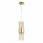 Подвесной светильник Odeon Light Viketa 4786/2 Цвет плафонов прозрачный Цвет арматуры золото от ImperiumLoft