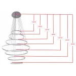 Подвесная люстра Kink Light Тор 08537,01(4000K)