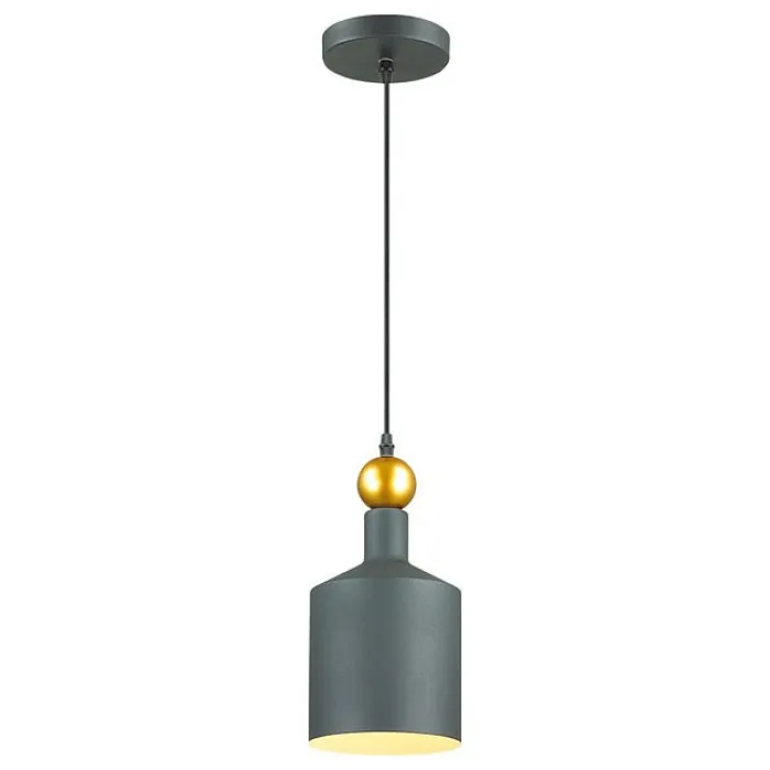 Подвесной светильник Odeon Light Bolli 4085/1 Цвет арматуры черный Цвет плафонов золото от ImperiumLoft