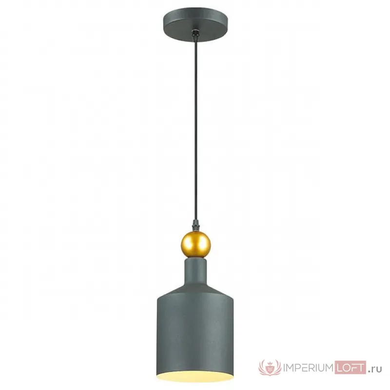 Подвесной светильник Odeon Light Bolli 4085/1 Цвет арматуры черный Цвет плафонов золото от ImperiumLoft