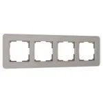 Рамка на 4 поста Werkel Elite (дымчатый, стекло) W0042417