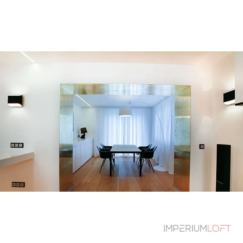 Накладной светильник Lightstar Muro 808627 Цвет арматуры хром Цвет плафонов черный