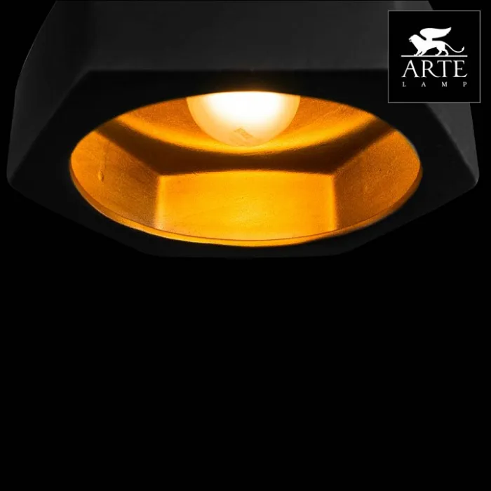 Подвесной светильник Arte Lamp Bijoux A6681SP-1BK Цвет арматуры черный Цвет плафонов черный от ImperiumLoft