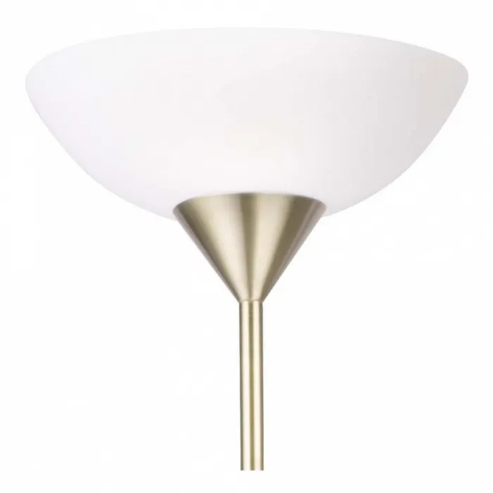 Торшер с подсветкой Arte Lamp Duetto A9569PN-2AB Цвет арматуры бронза Цвет плафонов белый от ImperiumLoft