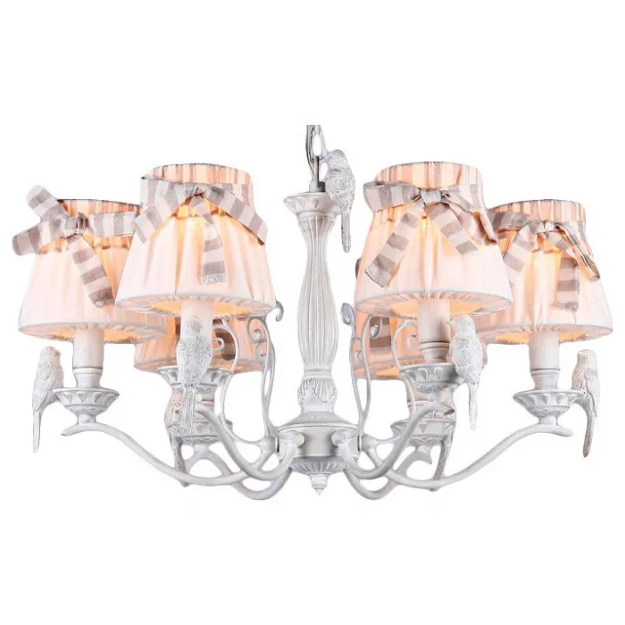 Подвесная люстра Maytoni Bird ARM013-06-W Цвет арматуры белый Цвет плафонов белый от ImperiumLoft