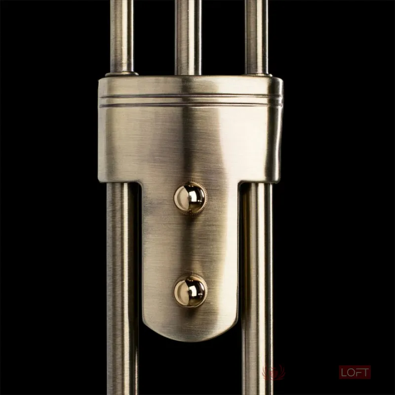 Торшер с подсветкой Arte Lamp Duetto A4329PN-2AB Цвет арматуры бронза Цвет плафонов бронза от ImperiumLoft