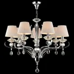 Подвесная люстра Maytoni Smusso MOD560-07-N Цвет арматуры хром Цвет плафонов белый от ImperiumLoft