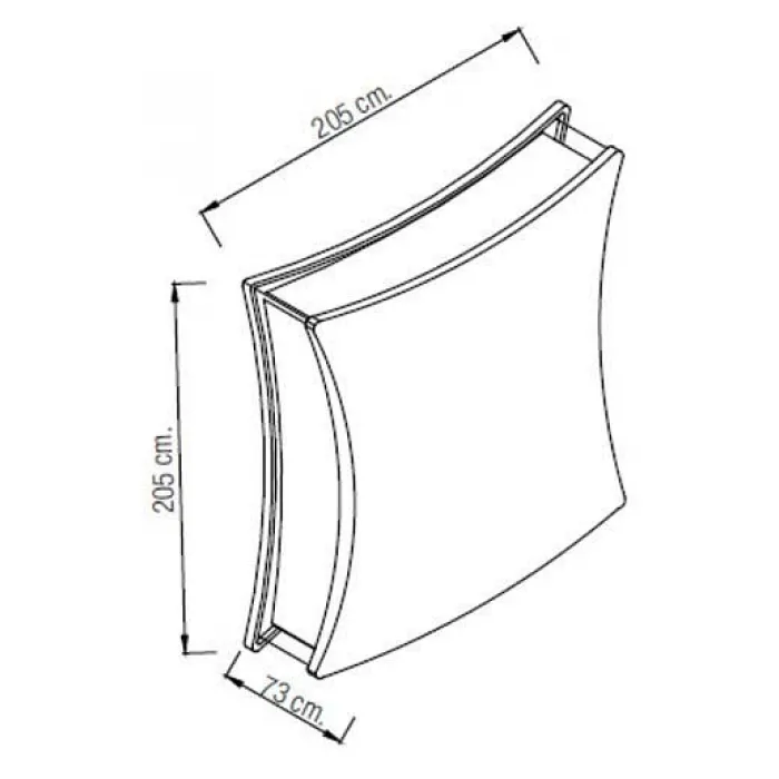 Накладной светильник Horoz Electric Taflan HRZ00000951 Цвет арматуры черный Цвет плафонов прозрачный от ImperiumLoft