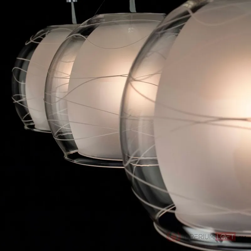 Подвесной светильник Citilux Буги CL157132 Цвет плафонов белый Цвет арматуры хром от ImperiumLoft