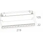 Накладной светильник Arte Lamp Linea A4638PL-1WH