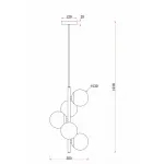 Подвесной светильник Freya FR5199PL-05BS1 Подвесной светильник Freya FR5199PL-05BS1