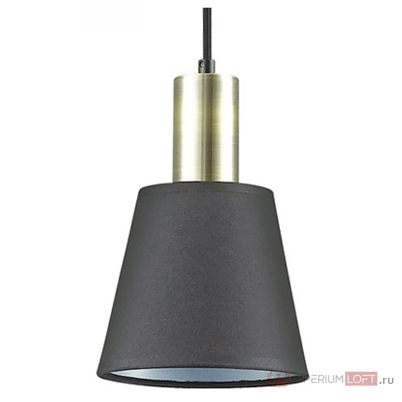 Подвесной светильник Lumion Marcus 3638/1 Цвет плафонов черный Цвет арматуры бронза от ImperiumLoft