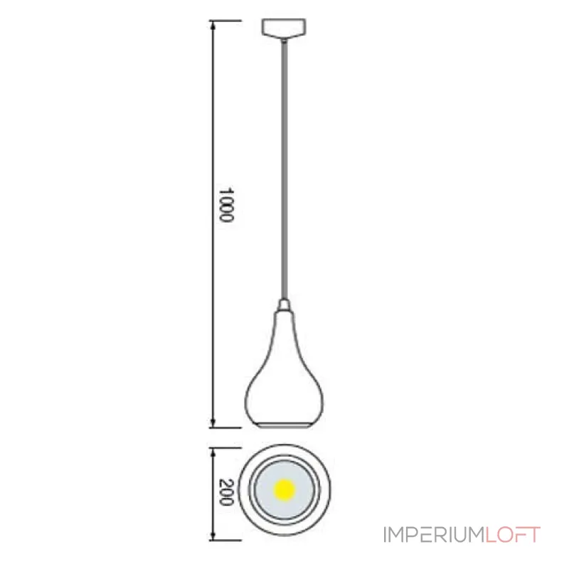 Подвесной светильник Horoz Electric HRZ00000805 
