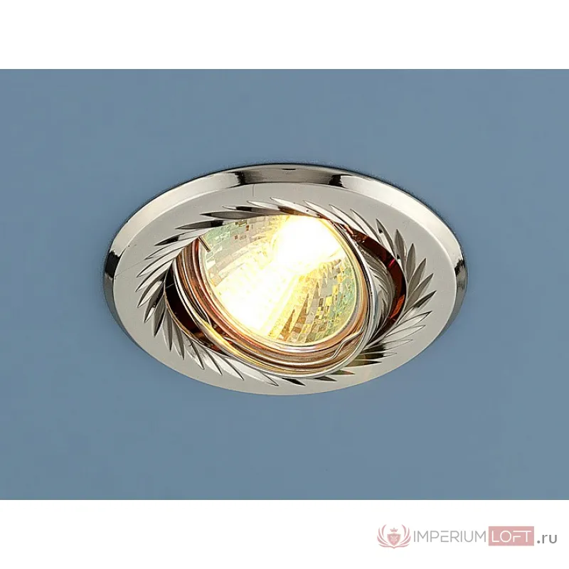 Встраиваемый светильник Elektrostandard 704 CX MR16 PS/N перл. серебро/никель от ImperiumLoft