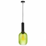 Подвесной светильник Loft it Iris 2072-A+BL Цвет арматуры черный Цвет плафонов зеленый от ImperiumLoft