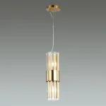 Подвесной светильник Odeon Light Viketa 4786/2 Цвет плафонов прозрачный Цвет арматуры золото от ImperiumLoft