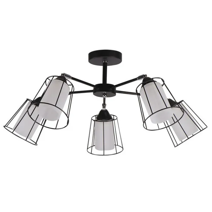 Потолочная люстра Imex MD.24380 MD.24380-5-S BK+CH Цвет арматуры черный от ImperiumLoft