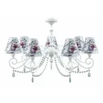 Подвесная люстра Lamp4You Classic 19 E3-07-WM-LMP-O-13-CRL-E3-07-GR-UP Цвет плафонов белый от ImperiumLoft