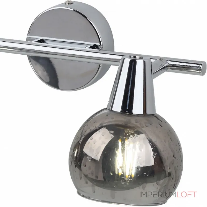 Спот Rivoli Gocce W2 CR Б0038122 Цвет арматуры хром Цвет плафонов серый