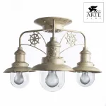 Потолочная люстра Arte Lamp Sailor A4524PL-3WG Цвет арматуры золото Цвет плафонов прозрачный от ImperiumLoft