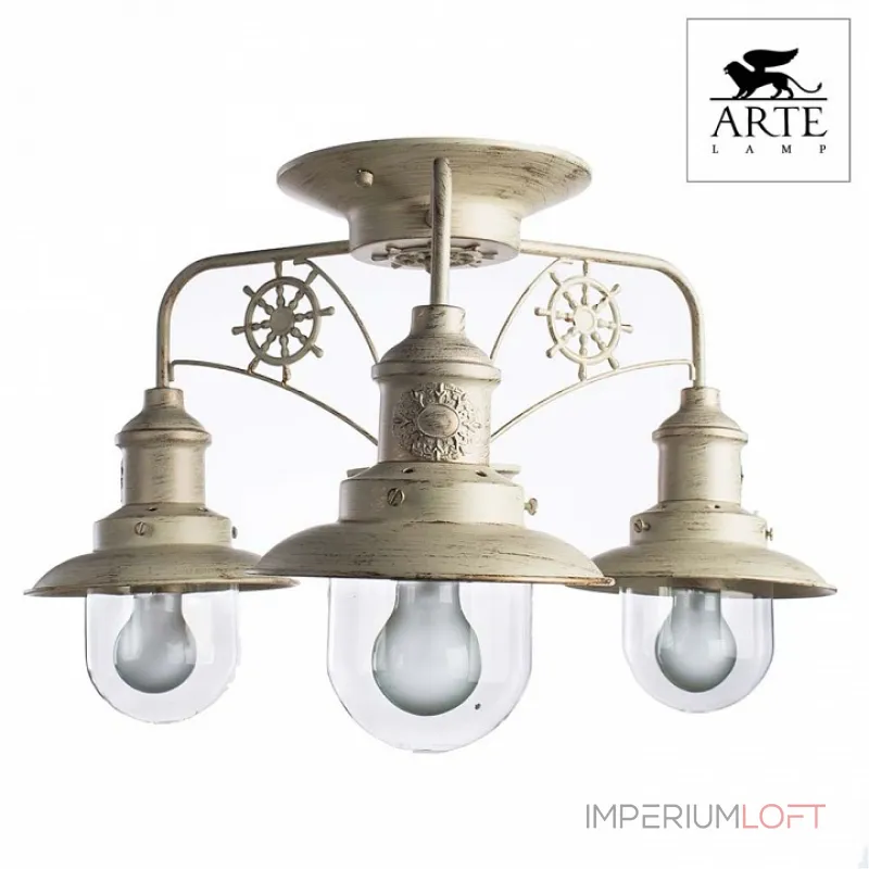 Потолочная люстра Arte Lamp Sailor A4524PL-3WG  Потолочная люстра Arte Lamp Sailor A4524PL-3WG