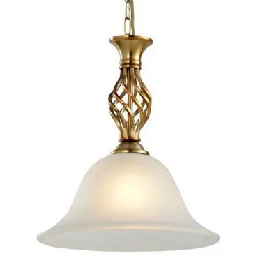 Подвесной светильник Arte Lamp Cono A8391SP-1PB Цвет арматуры медь Цвет плафонов белый
