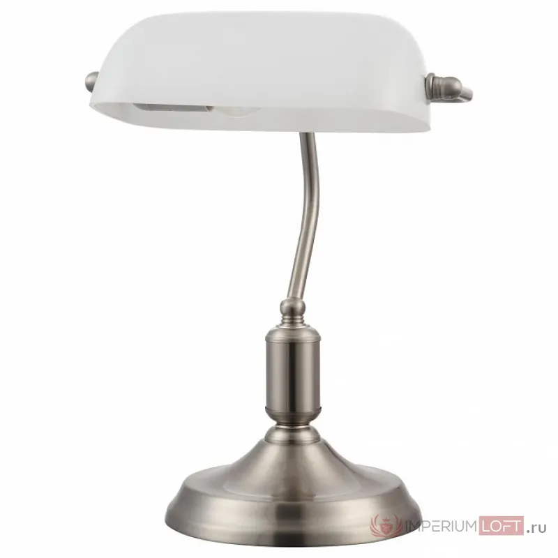 Настольная лампа офисная Maytoni Kiwi Z153-TL-01-N Цвет арматуры серый Цвет плафонов белый от ImperiumLoft